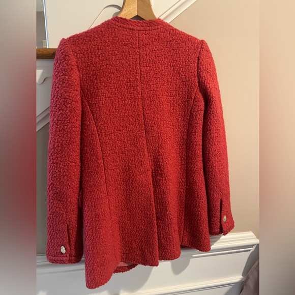 Something Navy Red Teddy Jacket - Picture 12 of 15